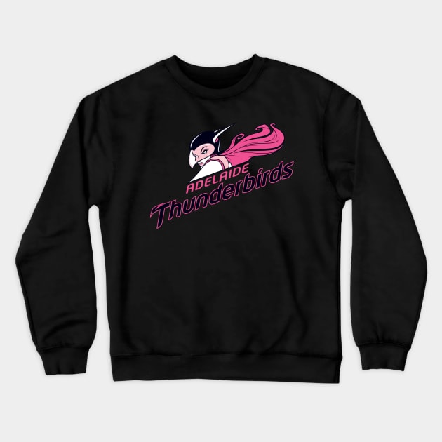 Adelaide Thunderbirds Crewneck Sweatshirt by zachbrayan